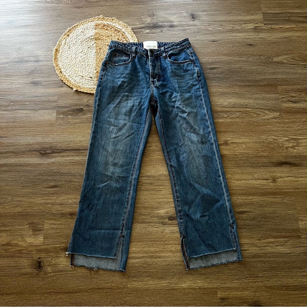 ONE TEASPON Womens Cropped Jeans